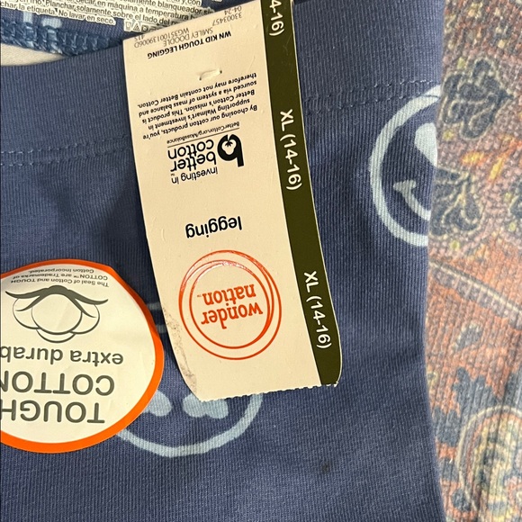 Lot Of 2 Girls Leggings Size XL 14-16 Cute - Picture 4 of 4